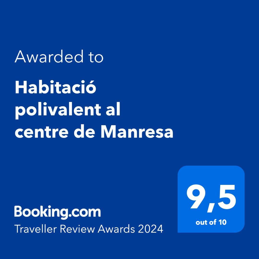 Apartmán Habitacio Polivalent Al Centre De Manresa Exteriér fotografie
